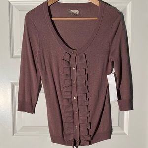 Forever 21 / love 21 light weight dusty lavender cardigan NWT Size XS